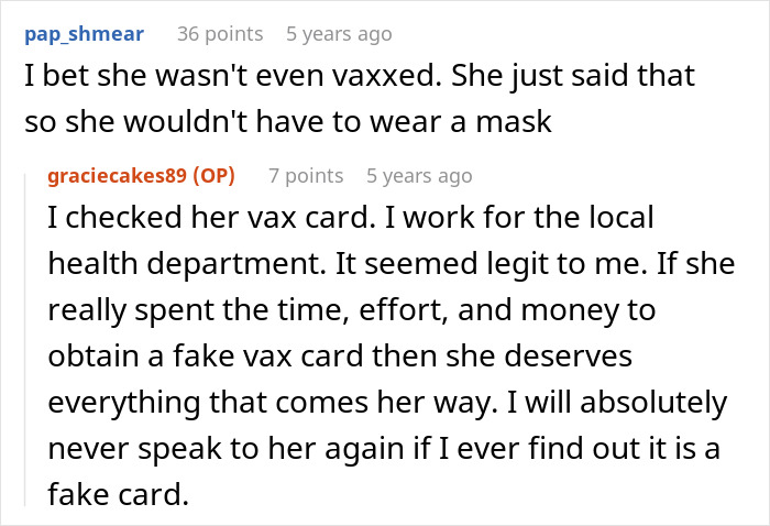 MIL Lies About Being Vaccinated For A "Big Announcement" At The Wedding