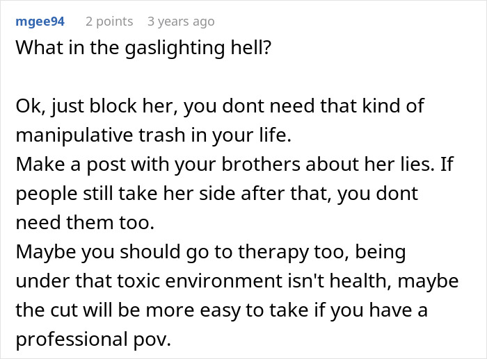 Comment advises blocking manipulative teen pretending to date best friend's brothers Comment advises blocking manipulative teen pretending to date best friend's brothers