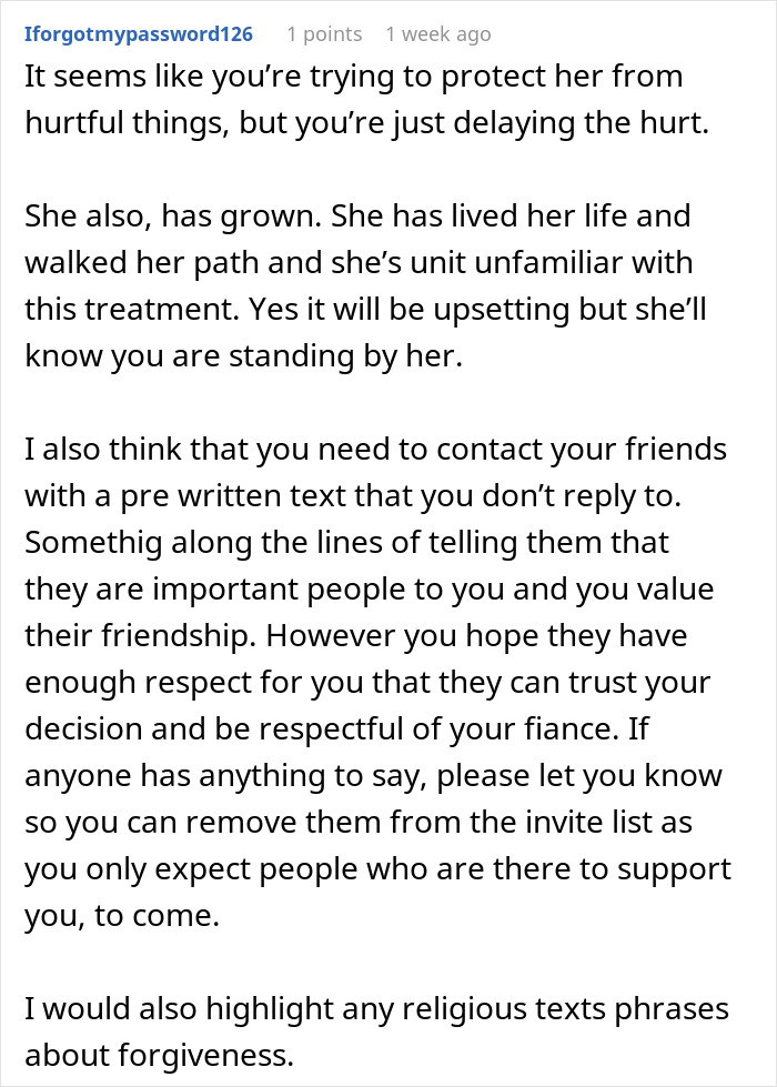 Encouragement to support a fiance and handle difficult friends with respect during engagement Encouragement to support a fiance and handle difficult friends with respect during engagement