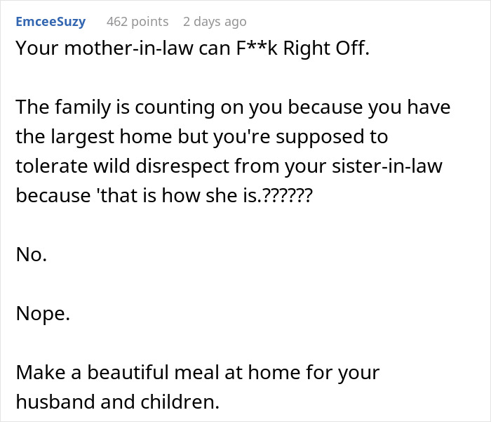 Woman Brings Her Own Food To Thanksgiving Because She Doesn't Trust SIL, Is Shocked At Her Reaction Woman Brings Her Own Food To Thanksgiving Because She Doesn't Trust SIL, Is Shocked At Her Reaction