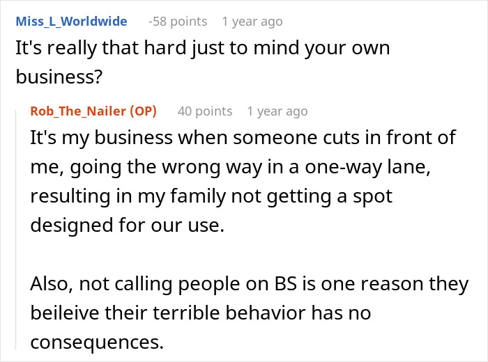 Man Steals A Family Parking Spot And Tells One Lie That Makes The Situation Much More Serious