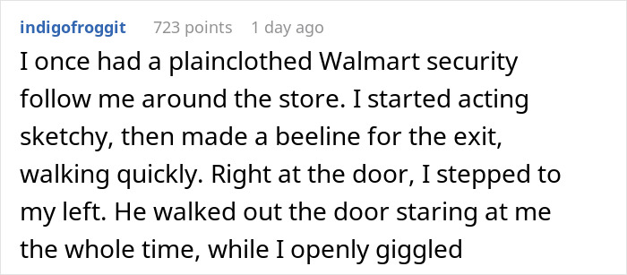 Walmart security follows customer as they act sketchy and exit store quickly Walmart security follows customer as they act sketchy and exit store quickly