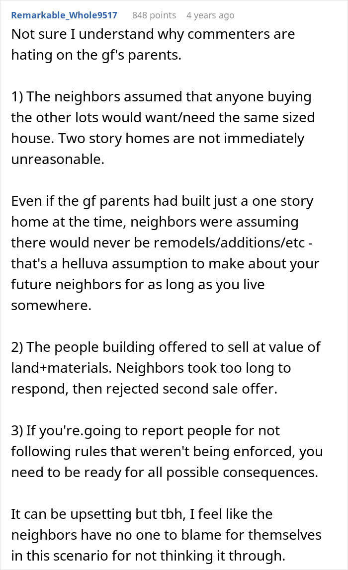 Neighbors Try To Sabotage Family’s New Home To Save Their View, Avoid Them For 5 Years After It Fails Neighbors Try To Sabotage Family’s New Home To Save Their View, Avoid Them For 5 Years After It Fails