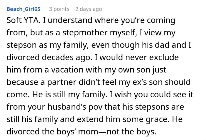 Wife Says No To Husband’s Plan To Bring His Former Stepkids On Their Florida Vacation, He Gets Mad Wife Says No To Husband’s Plan To Bring His Former Stepkids On Their Florida Vacation, He Gets Mad