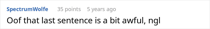 Comment reacting to harsh sentence about Halloween candy refusal