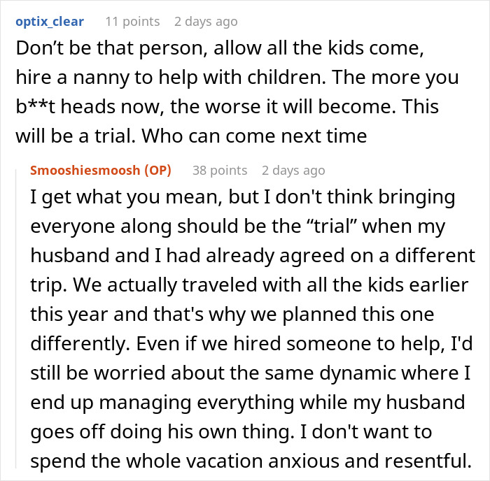 Wife Says No To Husband’s Plan To Bring His Former Stepkids On Their Florida Vacation, He Gets Mad Wife Says No To Husband’s Plan To Bring His Former Stepkids On Their Florida Vacation, He Gets Mad