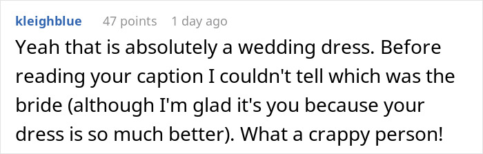 Guest Gets Roasted In Real Life And Online For Wearing A Dress That’s Even Whiter Than The Bride’s Gown Guest Gets Roasted In Real Life And Online For Wearing A Dress That’s Even Whiter Than The Bride’s Gown