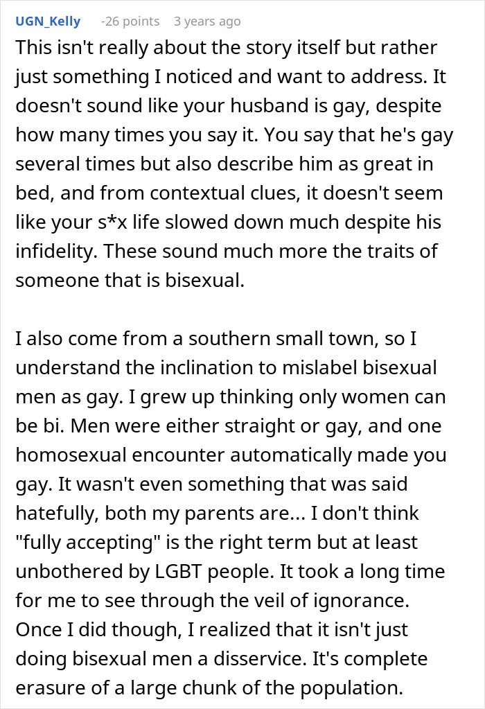Wife Realizes Husband Is Cheating With Men, Doesn't Do Anything About It Until He Takes It Too Far Wife Realizes Husband Is Cheating With Men, Doesn't Do Anything About It Until He Takes It Too Far