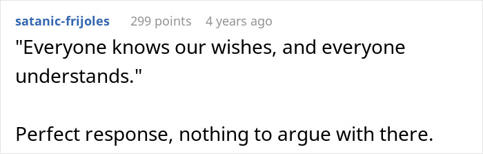 An internet forum reply supporting a woman setting a clear boundary before giving birth. An internet forum reply supporting a woman setting a clear boundary before giving birth.