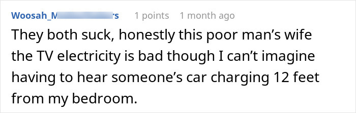 Comment on difficulties of hearing EV car charging at close range Comment on difficulties of hearing EV car charging at close range