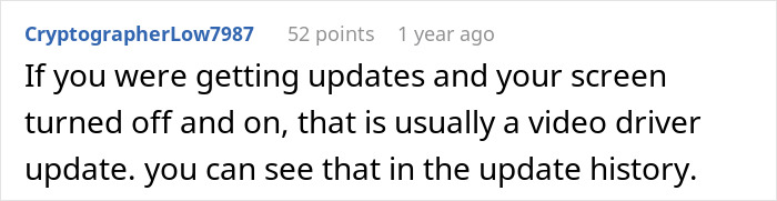 Employee Suspects Boss Is Screenshotting Their Laptop After Noticing Suspicious Blinks, Has Fun With It Employee Suspects Boss Is Screenshotting Their Laptop After Noticing Suspicious Blinks, Has Fun With It