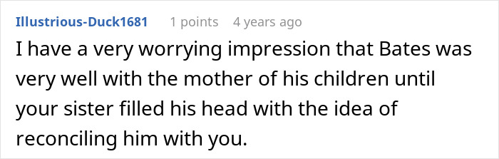 Online message discussing family drama and how a guy keeps pursuing his ex.