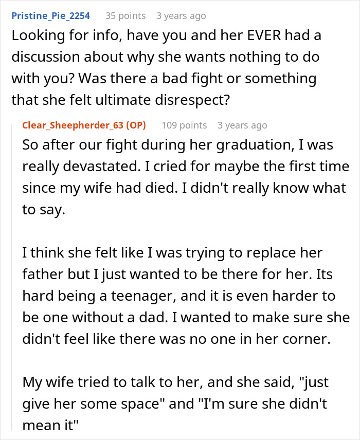 Stepdaughter Makes Sure Stepdad Knows She Hates Him, Still Shocked He Might Not Fund Her Wedding Stepdaughter Makes Sure Stepdad Knows She Hates Him, Still Shocked He Might Not Fund Her Wedding