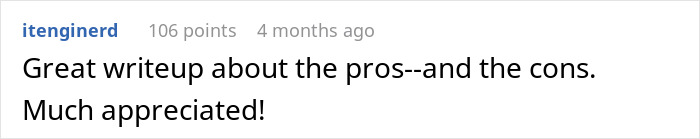 Online comment appreciating a post on the neighbor cutting down an oak tree. Online comment appreciating a post on the neighbor cutting down an oak tree.