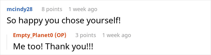 Online comment supporting the girlfriend who chose herself after boyfriend gets a large dog