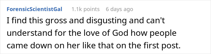 A comment expressing disgust over the reaction to a mom losing sleep over her son's girlfriend. A comment expressing disgust over the reaction to a mom losing sleep over her son's girlfriend.