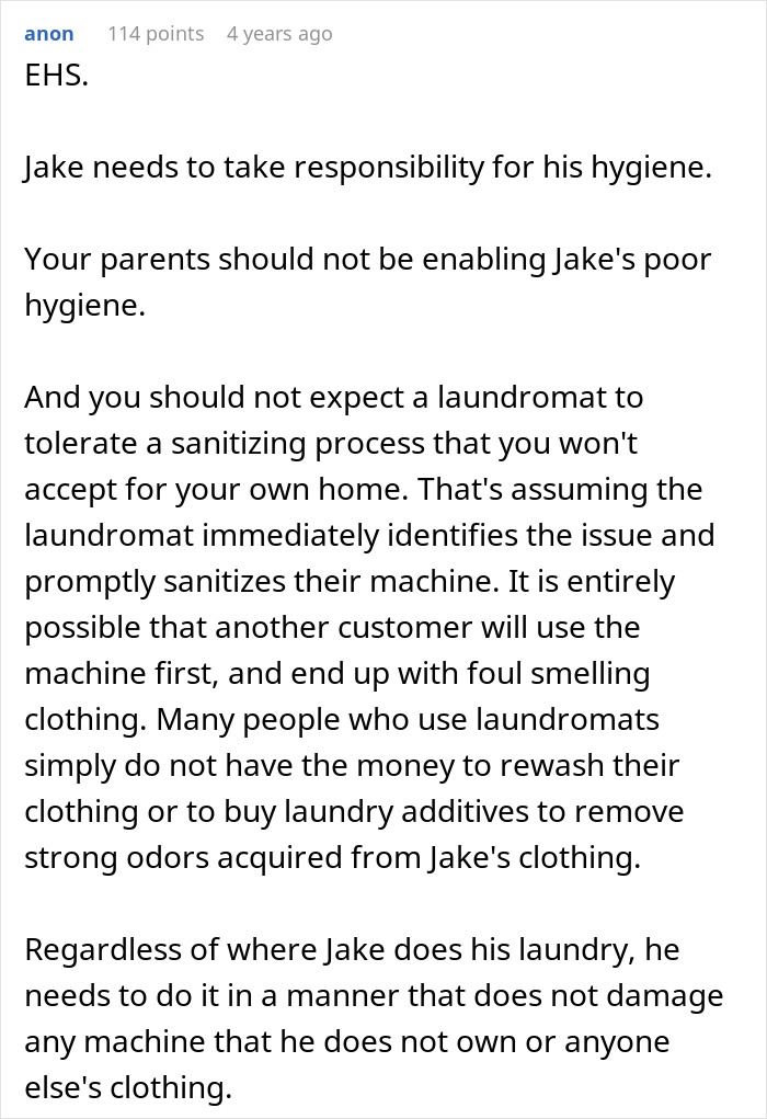 Grown Man Hates Doing Laundry, Doesn't Understand Why His Family Calls Him Out On His Stinky Clothes