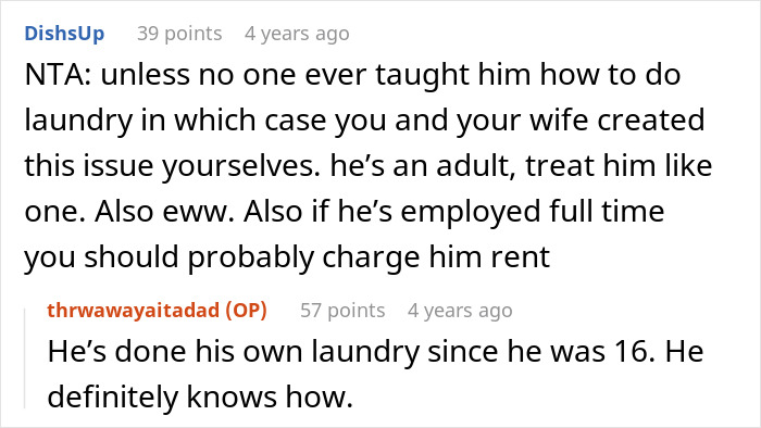 Grown Man Hates Doing Laundry, Doesn't Understand Why His Family Calls Him Out On His Stinky Clothes