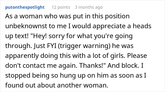 Social media response to a woman before ex funeral suggesting a direct warning text message. Social media response to a woman before ex funeral suggesting a direct warning text message.