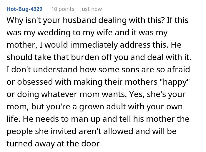 Woman Wants To Bill MIL After Her Surprise Wedding Guests No One Wanted