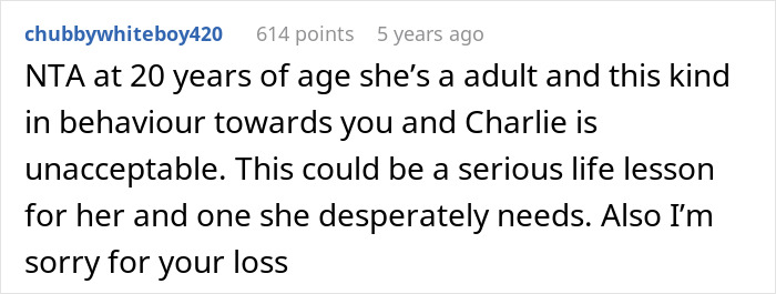 Online user discussing how a dad holds his family together despite a daughter's cruel outburst. Online user discussing how a dad holds his family together despite a daughter's cruel outburst.