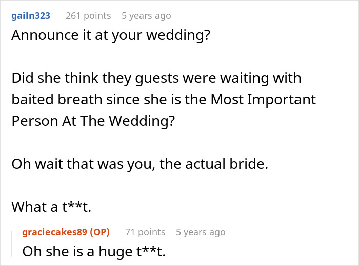 MIL Lies About Being Vaccinated For A "Big Announcement" At The Wedding