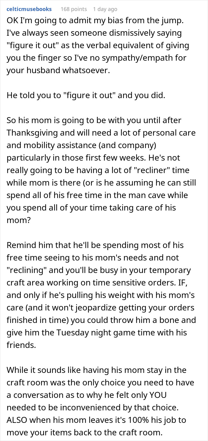 Guy Learns Why You Should Always Consult Your Wife Before Letting Your Mom Move In For 6 Weeks