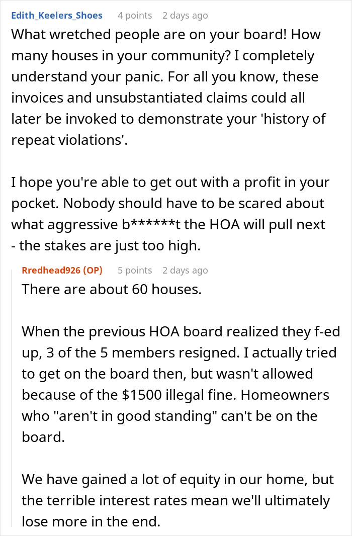 HOA Tells Residents To Move If They're Unhappy With Them HOA Tells Residents To Move If They're Unhappy With Them