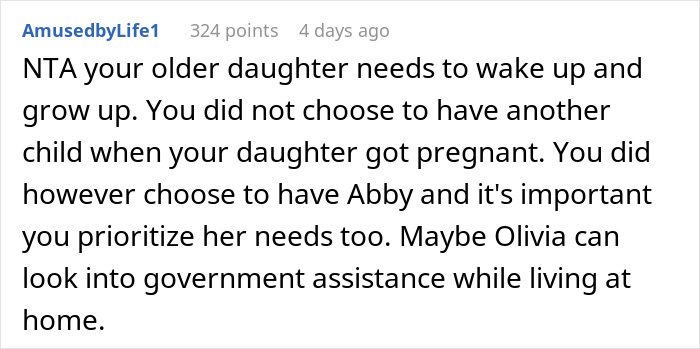 Woman Lashes Out At Parents Who Can Only Help One Of Their Daughters And They Don&rsquo;t Choose Her