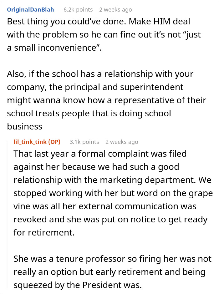 Boss Insists Nightmare Client Isn’t That Bad, So Employee Lets Him Handle Her Himself, He Returns In Tears Boss Insists Nightmare Client Isn’t That Bad, So Employee Lets Him Handle Her Himself, He Returns In Tears