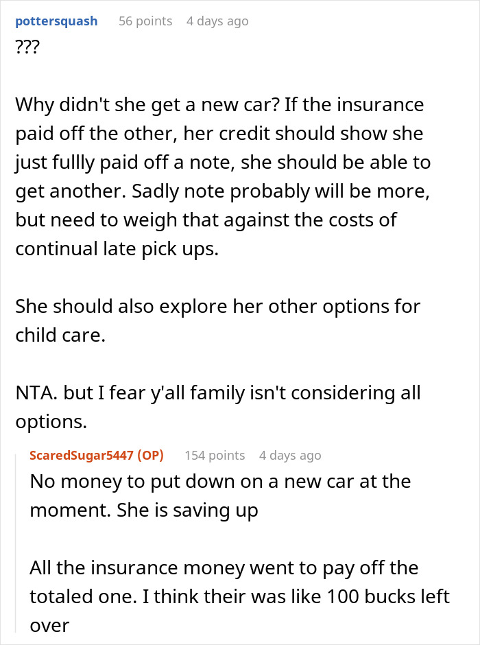 Woman Lashes Out At Parents Who Can Only Help One Of Their Daughters And They Don&rsquo;t Choose Her