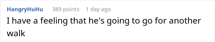 A comment about a man who goes for a walk and may go on another walk. A comment about a man who goes for a walk and may go on another walk.