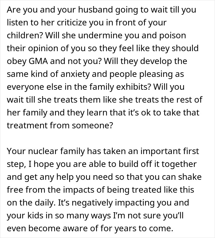 Husband Finally Snaps After Years Of MIL Acting Like The Family Manager And Disrespecting Wife Husband Finally Snaps After Years Of MIL Acting Like The Family Manager And Disrespecting Wife