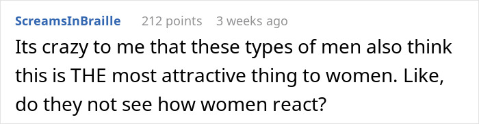 Online comment questioning if men realize how women react to their behavior with fiancé keyword. Online comment questioning if men realize how women react to their behavior with fiancé keyword.