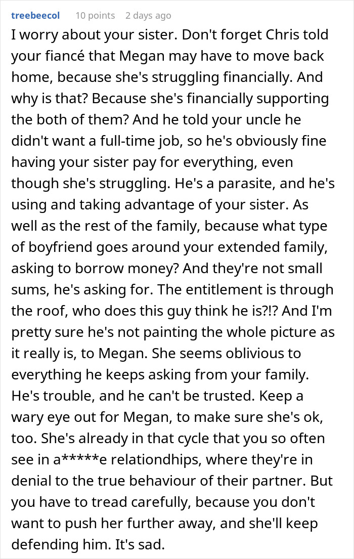 Bride Was Never Fond Of Her Sister's Charming Boyfriend, Then Learns Why Her Gut Feeling Was Right Bride Was Never Fond Of Her Sister's Charming Boyfriend, Then Learns Why Her Gut Feeling Was Right