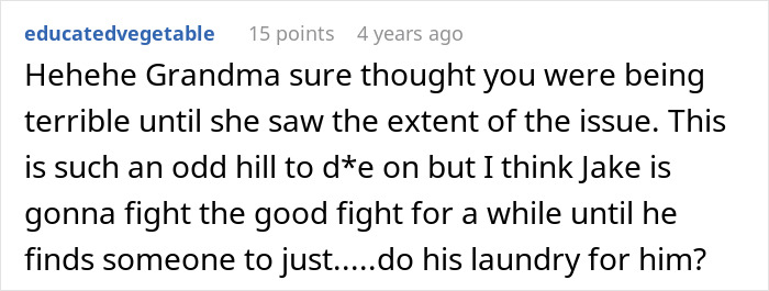 Grown Man Hates Doing Laundry, Doesn't Understand Why His Family Calls Him Out On His Stinky Clothes