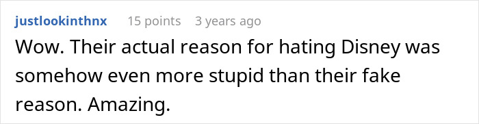 User comment reflecting on why the parents really hate Disneyland after a family drama unfolded User comment reflecting on why the parents really hate Disneyland after a family drama unfolded