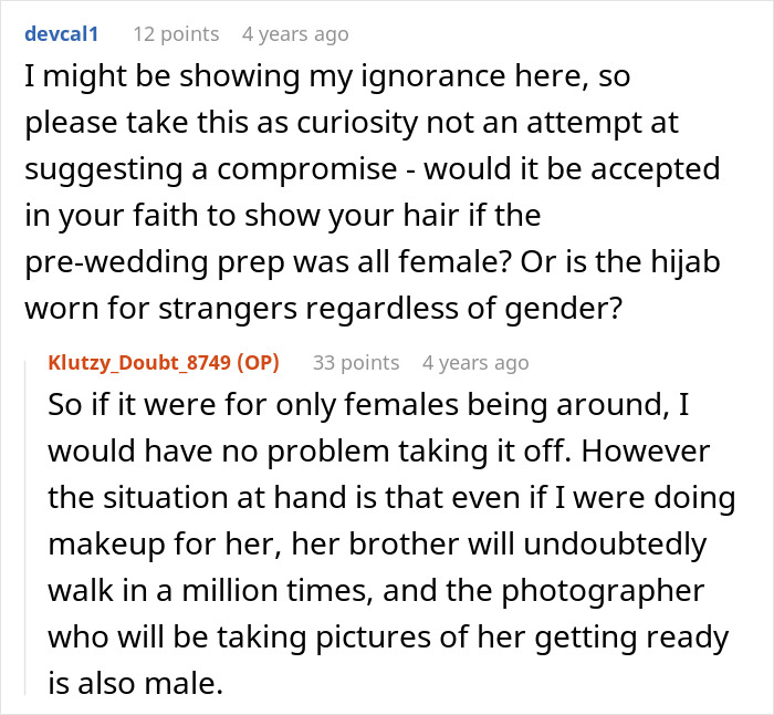 Bride Makes An Unthinkable Request Of Her Muslim Friend To Keep Her Future Family Happy Bride Makes An Unthinkable Request Of Her Muslim Friend To Keep Her Future Family Happy