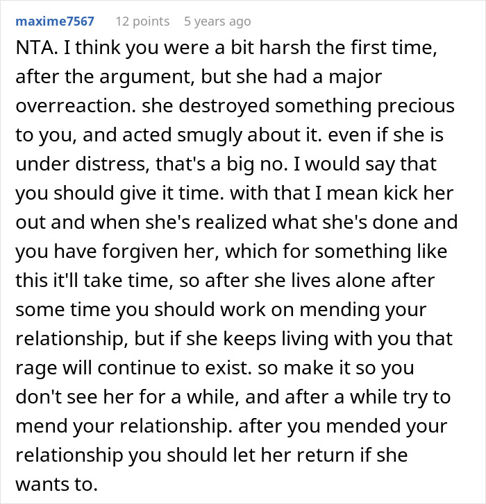 Comment offering guidance to a dad whose daughter's cruel outburst created deep family rift. Comment offering guidance to a dad whose daughter's cruel outburst created deep family rift.
