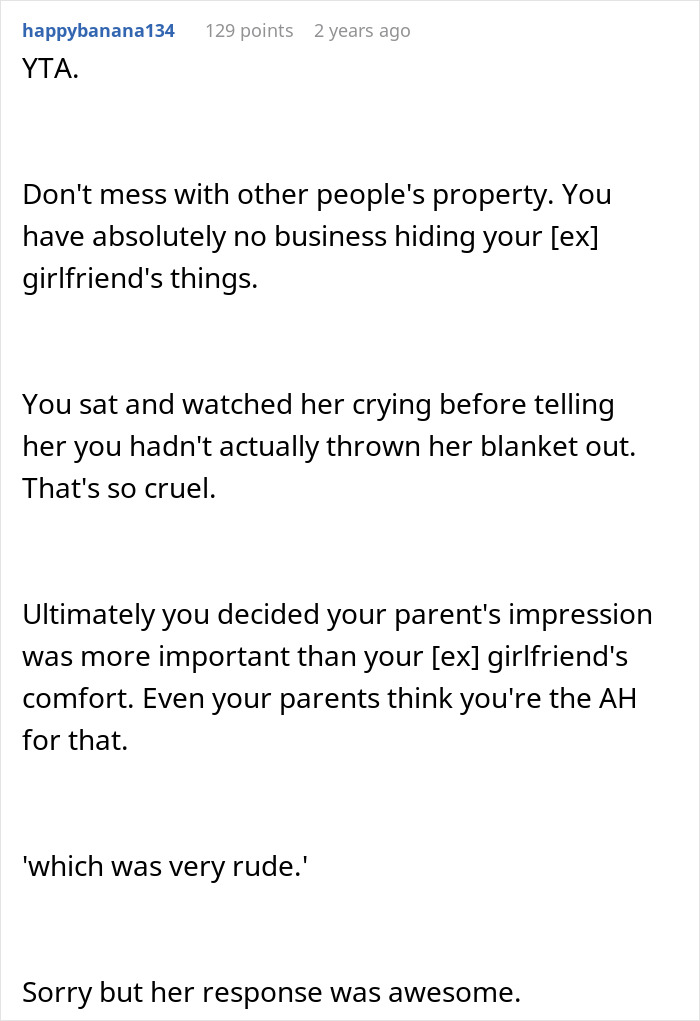 Man Comes To The Internet To Complain About GF’s Attachment To Her Blanket, She Gives A Savage Response Man Comes To The Internet To Complain About GF’s Attachment To Her Blanket, She Gives A Savage Response