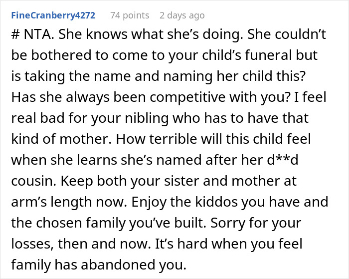 Sister's Happy Pregnancy Turns Sour After She Reveals The Name She Picked For Her Baby
