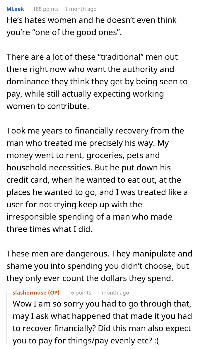 Guy Reminds Woman Of All The Things He Buys, Uses Them Against Her, Then Says She's Hurting Him Guy Reminds Woman Of All The Things He Buys, Uses Them Against Her, Then Says She's Hurting Him