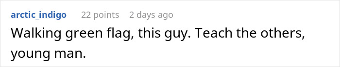 Comment calling engagement announcer a positive role model Comment calling engagement announcer a positive role model