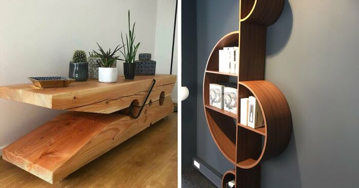66 Clever Wooden Creations That Make Ordinary Materials Look Anything But Ordinary