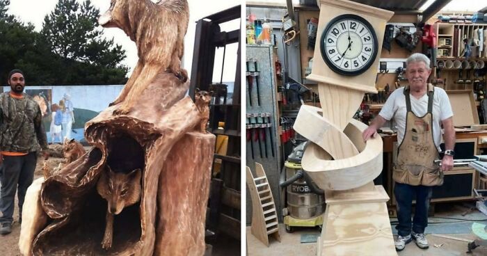 66 Clever Wooden Creations That Make Ordinary Materials Look Anything But Ordinary
