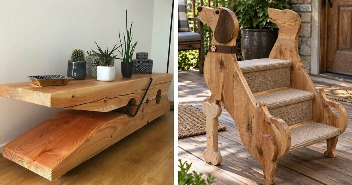 66 Clever Wooden Creations That Make Ordinary Materials Look Anything But Ordinary