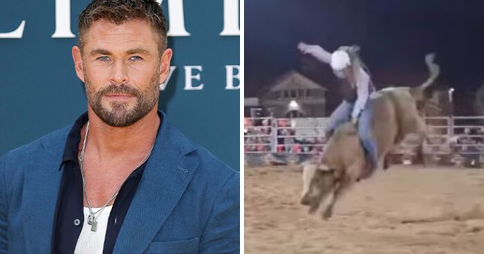 Chris Hemsworth Faces Backlash After Sharing Clip Of 14YO Daughter Winning All-Boy Competition Of Bull-Riding