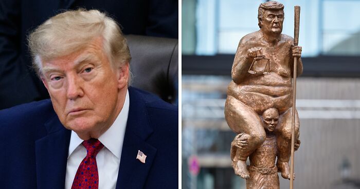 Satirical Golden Statue Of Donald Trump Goes On Display, And The Comments Are Brutal