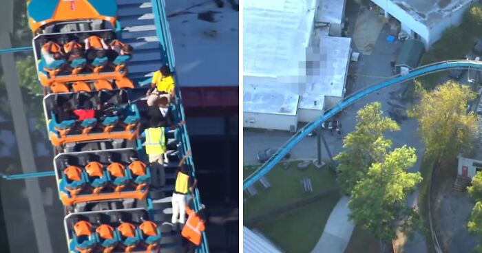 Horrifying Souvenir Photos Capture Moment Father Loses His Life After Falling Out Of Six Flags Roller Coaster
