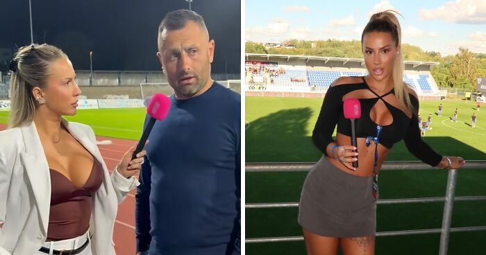 Coach’s Awkward Interview Makes Waves After He Goes To Incredible Lengths To Avoid Eye Contact With Reporter